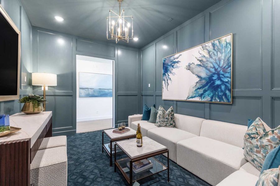 Representative Entertainment Room - some options shown