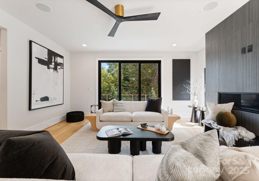 Furnished interior view inside a new home in , Charlotte (Image 36).