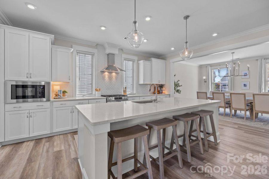 Furnished interior view inside a new home in Riverwalk, Rock Hill (Image 15).