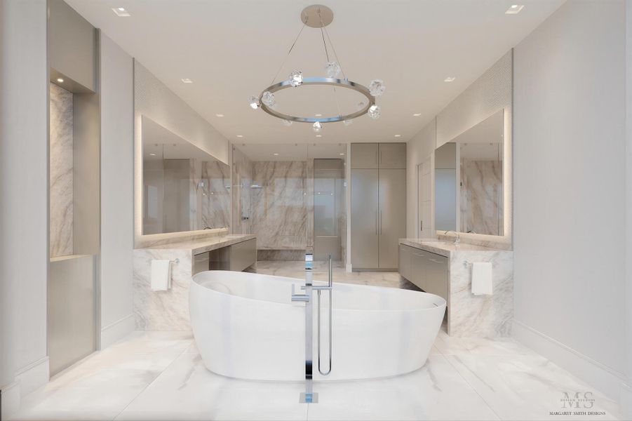 Furnished interior view inside a new home in , Stuart (Image 10).