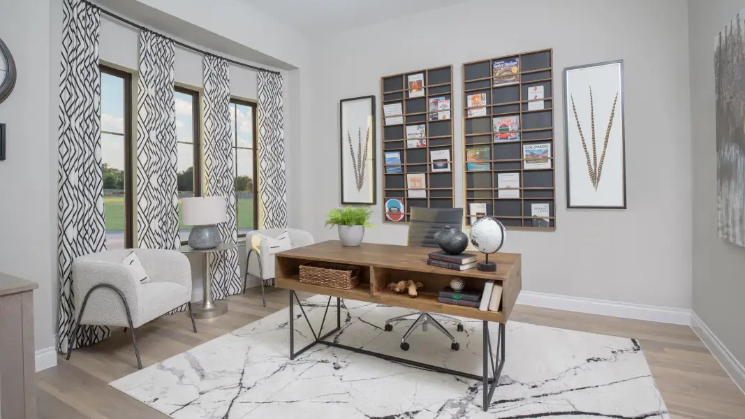 Furnished interior view inside a new home in Sonoma Verde, McLendon-Chisholm (Image 25).