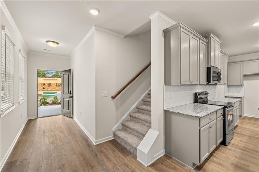 Furnished interior view inside a new home in Cascade Ridge at Niskey Lake, Atlanta (Image 8).