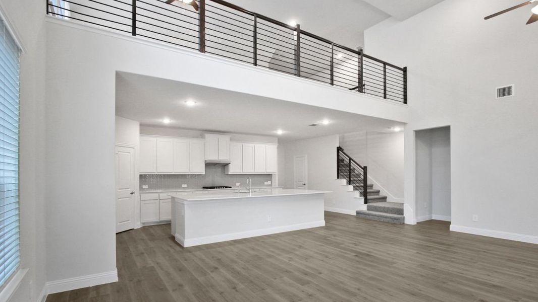 Furnished interior view inside a new home in The Landing at Hidden Lakes, McKinney (Image 5).