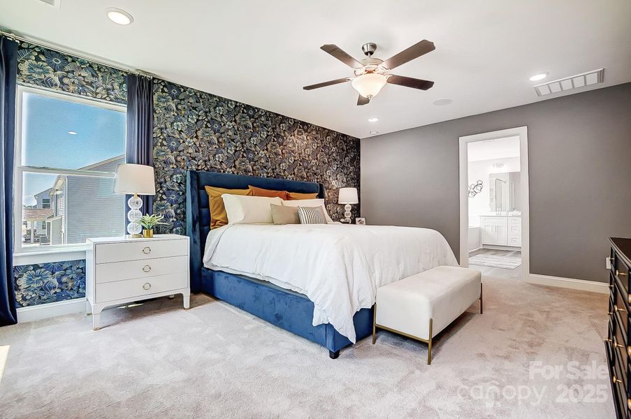 Furnished interior view inside a new home in Grier Meadows, Charlotte (Image 32).