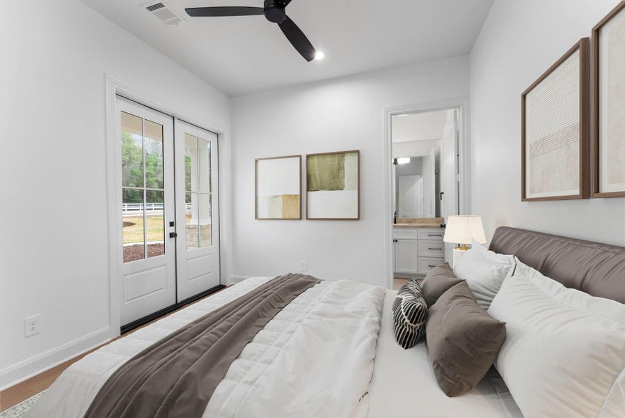 Second bedroom down with its own private entrance and ensuite bath!