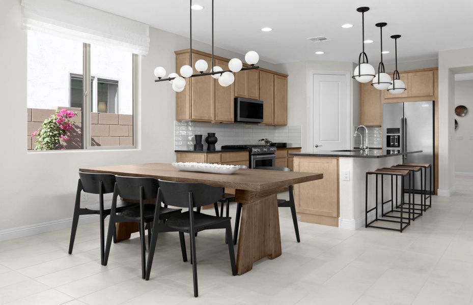 Representative furnished interior of a home built from the Hewitt by Pulte Homes in Strata, Dacono (Image 10).