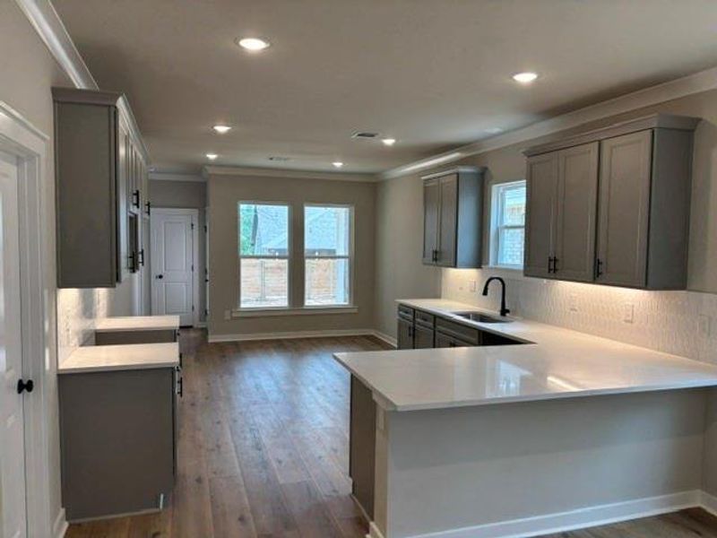 Furnished interior view inside a new home in Two Step Farm, Montgomery (Image 5). Furnished interior view inside a new home in Two Step Farm, Montgomery (Image 5).