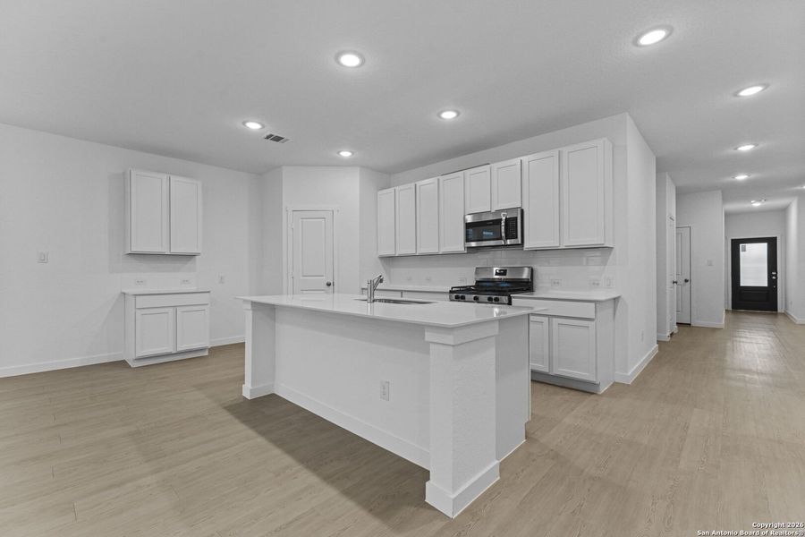 Furnished interior view inside a new home in Parkside: Coastline Collection, New Braunfels (Image 9).