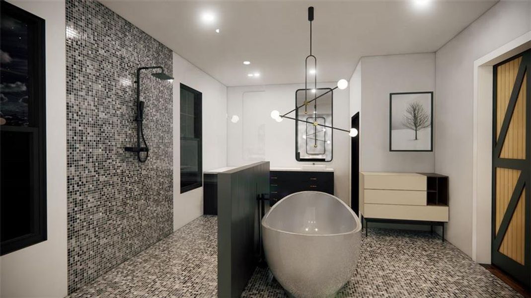 Furnished interior view inside a new home in , Kingston (Image 6).