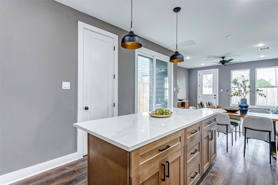 Furnished interior view inside a new home in , Houston (Image 13).