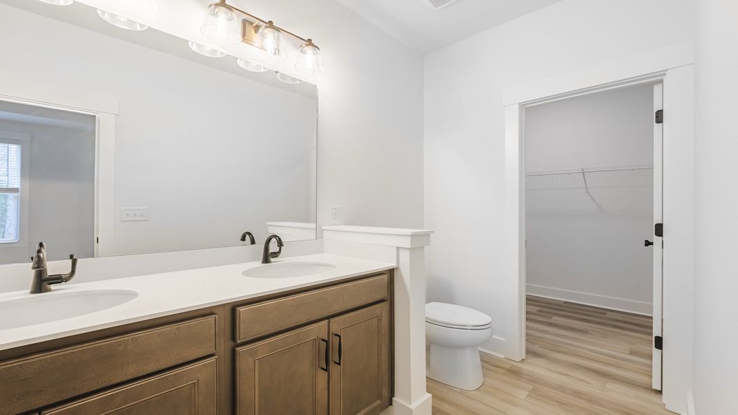 Representative furnished interior of a home built from the Colleton by DRB Homes in Creekside at Andrews, Summerville (Image 18).