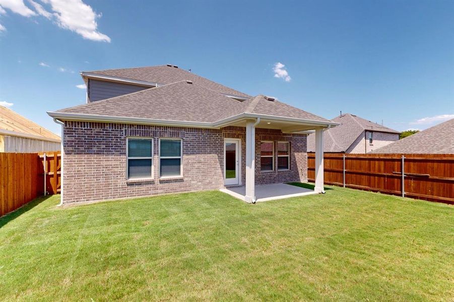 Front exterior of a new home in Forest Park, Princeton, TX, highlighting curb appeal (Image 16). Front exterior of a new home in Forest Park, Princeton, TX, highlighting curb appeal (Image 16).