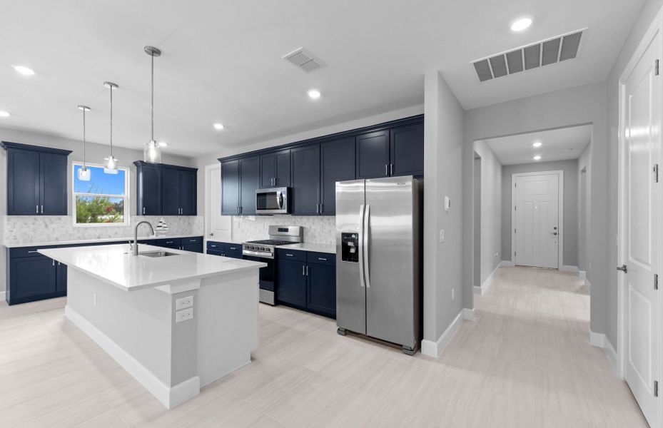 Furnished interior view inside a new home in Shores at Stillwater, Englewood (Image 14).