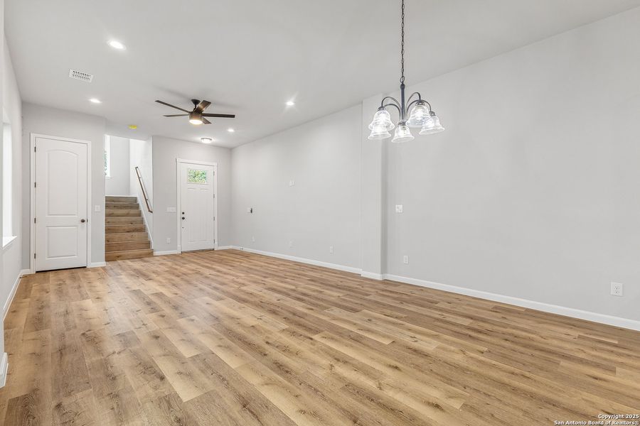 Spacious, unfurnished interior of a new home in , San Antonio (Image 25). Spacious, unfurnished interior of a new home in , San Antonio (Image 25).