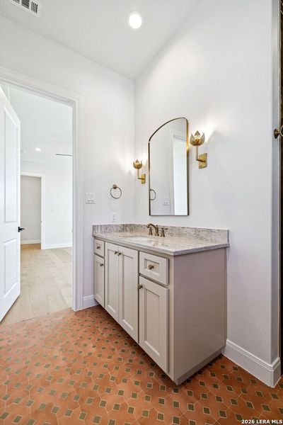 Furnished interior view inside a new home in , San Antonio (Image 52).