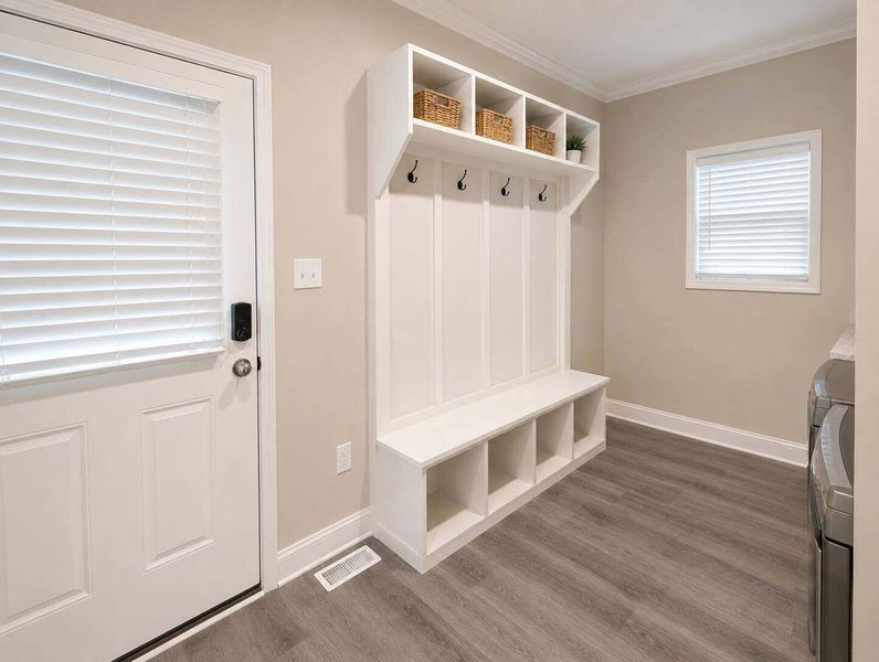 Furnished interior view inside a new home in , Walterboro (Image 23).