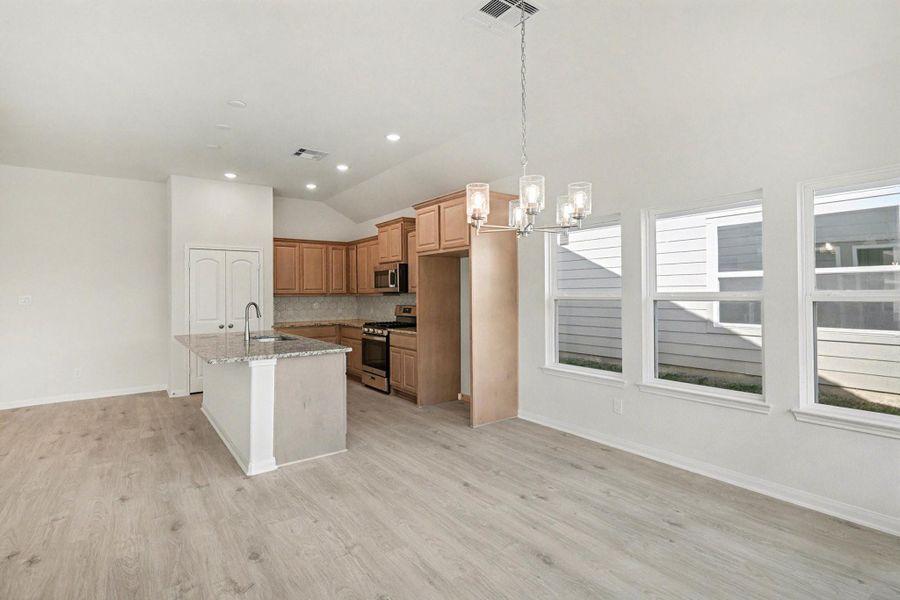 Furnished interior view inside a new home in Clear View Estates, Willis (Image 12).