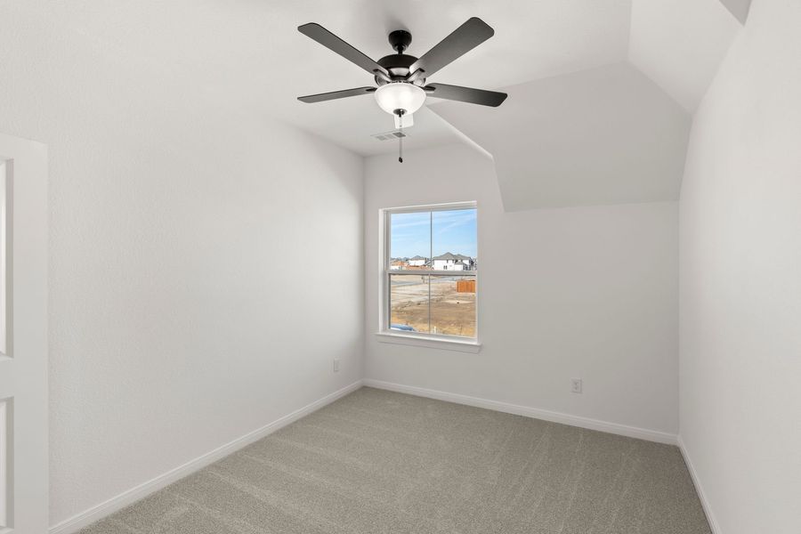 Spacious, unfurnished interior of a new home in Lily Creek at Sutton Fields, Aubrey (Image 27). Spacious, unfurnished interior of a new home in Lily Creek at Sutton Fields, Aubrey (Image 27).