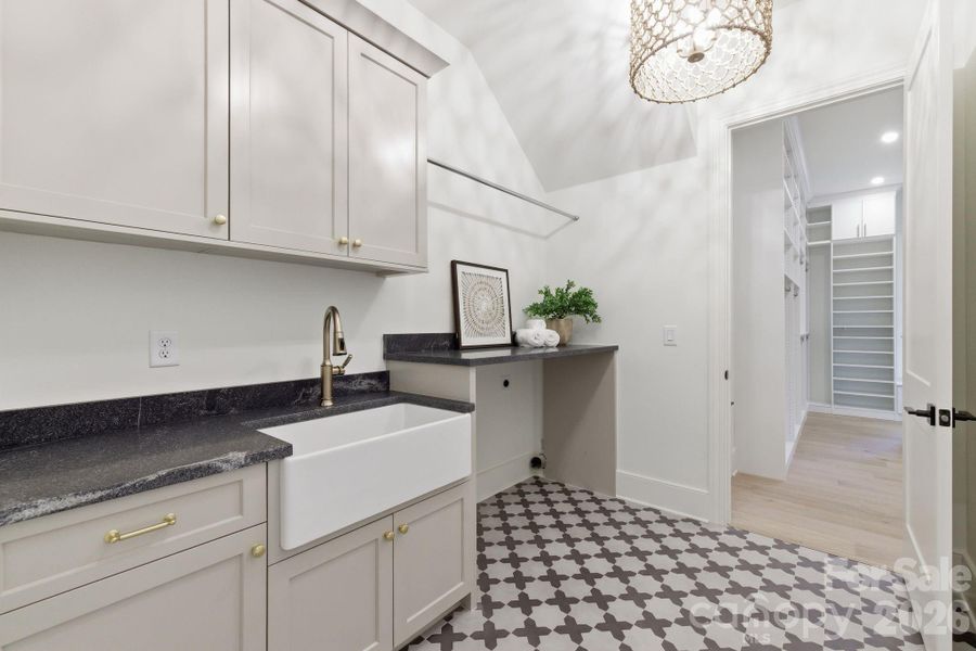 Furnished interior view inside a new home in , Charlotte (Image 39).