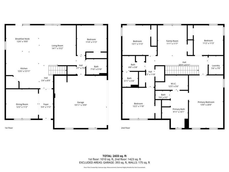 2D floor plan layout of this home in The Greens at Thompson Creek, Hampton, GA (Image 6).