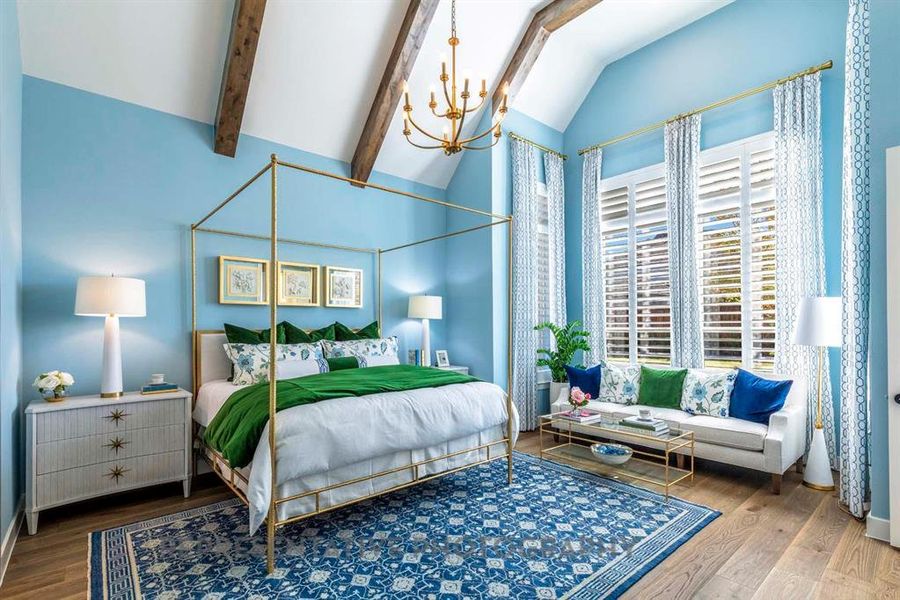 Furnished interior view inside a new home in Star Trail, Prosper (Image 14).