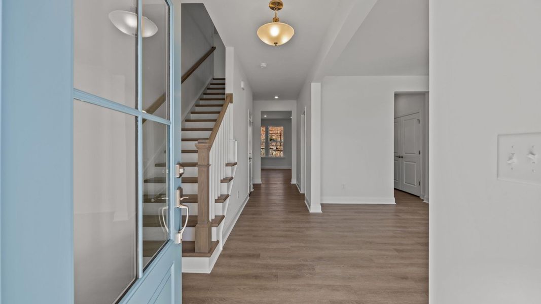 The Burton Plan in Farms at Bellingham by DRB Homes in Charlotte NC - Entryway
