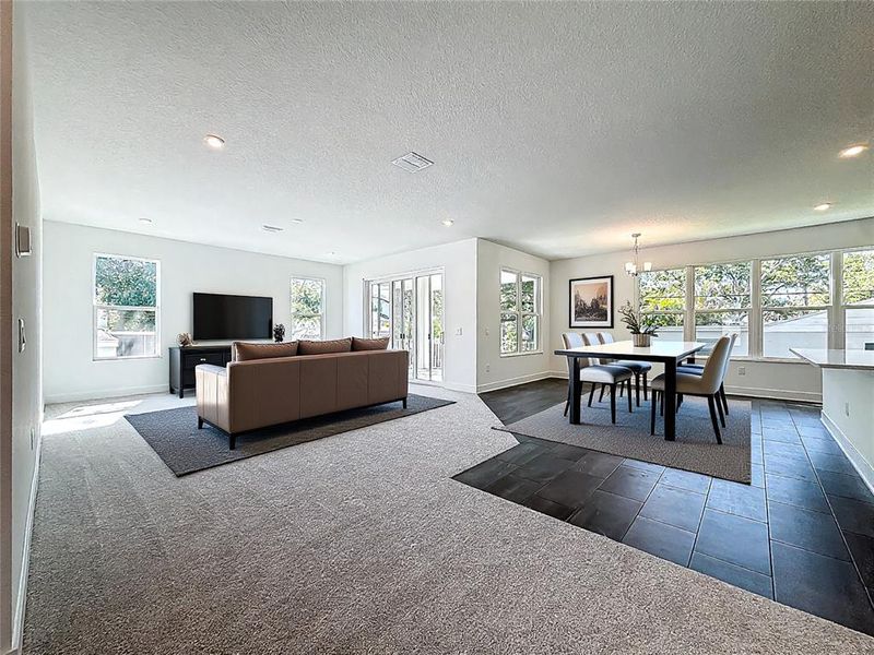 Furnished interior view inside a new home in , Tampa (Image 46). Furnished interior view inside a new home in , Tampa (Image 46).