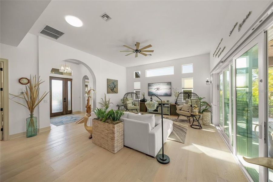 Furnished interior view inside a new home in , Venice (Image 6). Furnished interior view inside a new home in , Venice (Image 6).