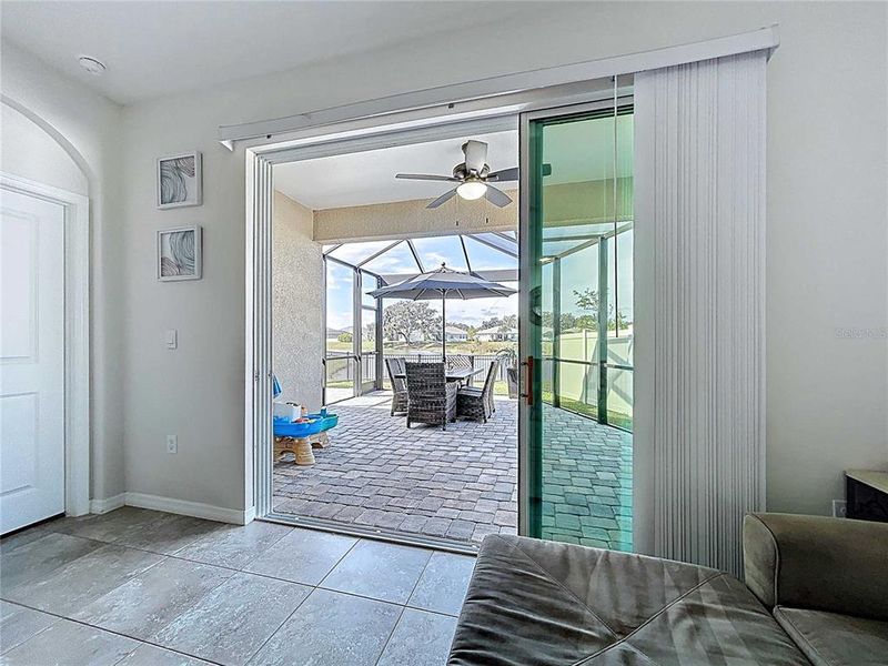 Exterior details and patio area of a home in Mirada, San Antonio (Image 26).