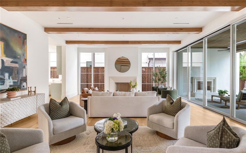 Furnished interior view inside a new home in , University Park (Image 16). Furnished interior view inside a new home in , University Park (Image 16).