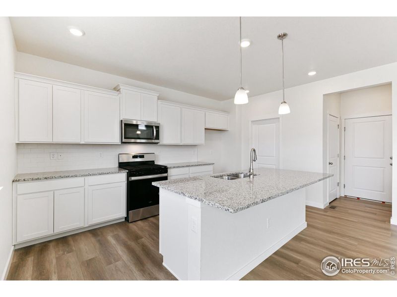 Furnished interior view inside a new home in Settlers Crossing, Commerce City (Image 5). Furnished interior view inside a new home in Settlers Crossing, Commerce City (Image 5).