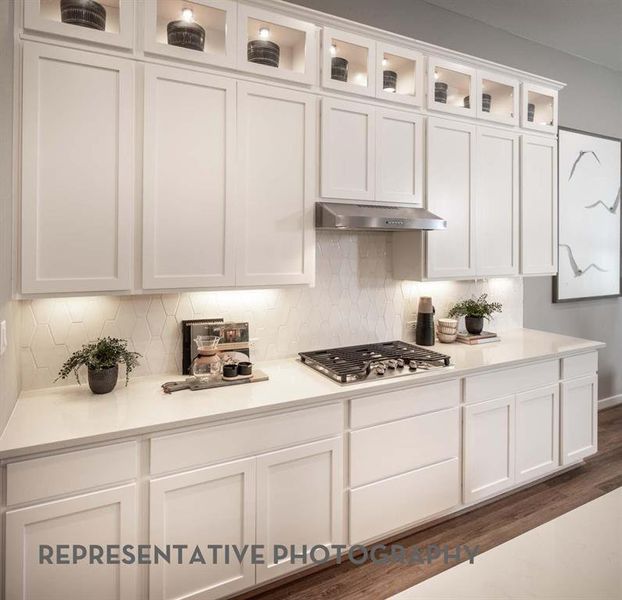 Furnished interior view inside a new home in Wildflower Ranch, Dish (Image 12).