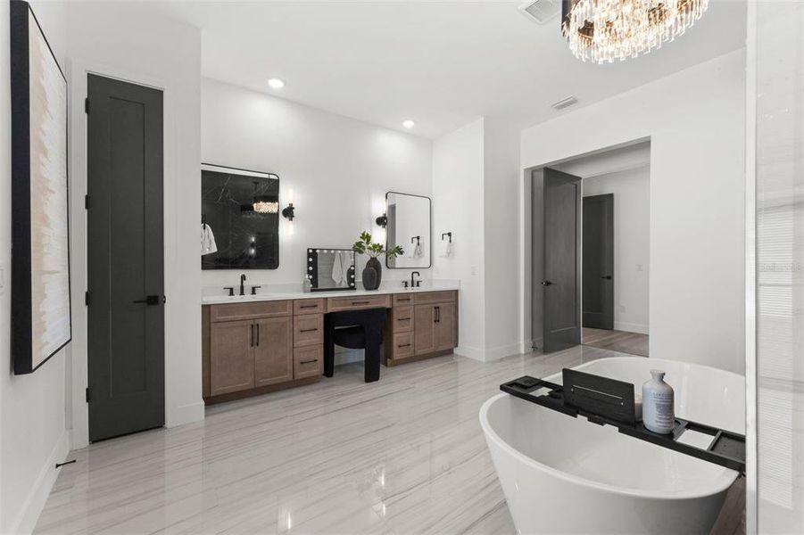 Furnished interior view inside a new home in , Wesley Chapel (Image 8). Furnished interior view inside a new home in , Wesley Chapel (Image 8).