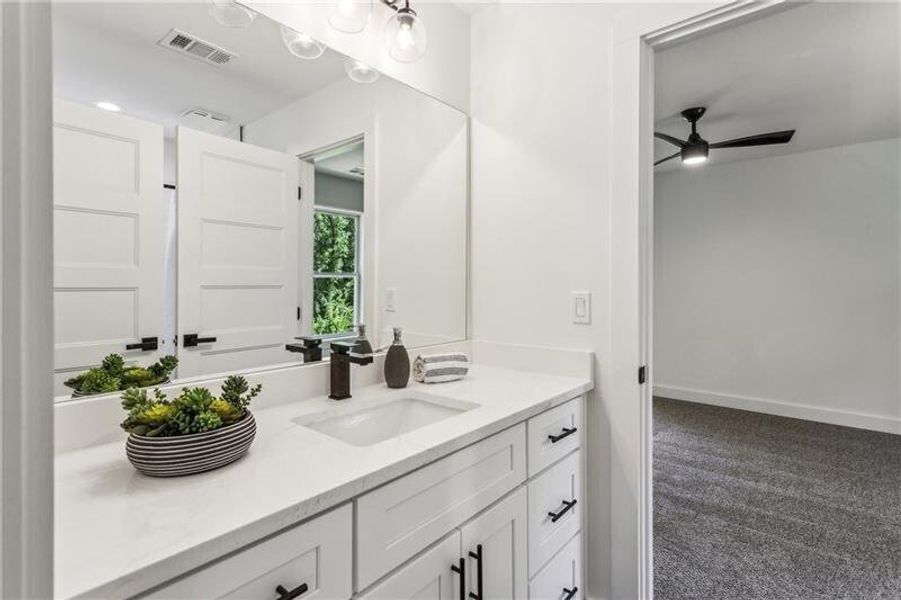 Furnished interior view inside a new home in , Atlanta (Image 25).