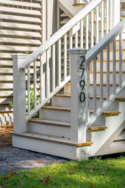 Exterior details and patio area of a home in , Johns Island (Image 3).