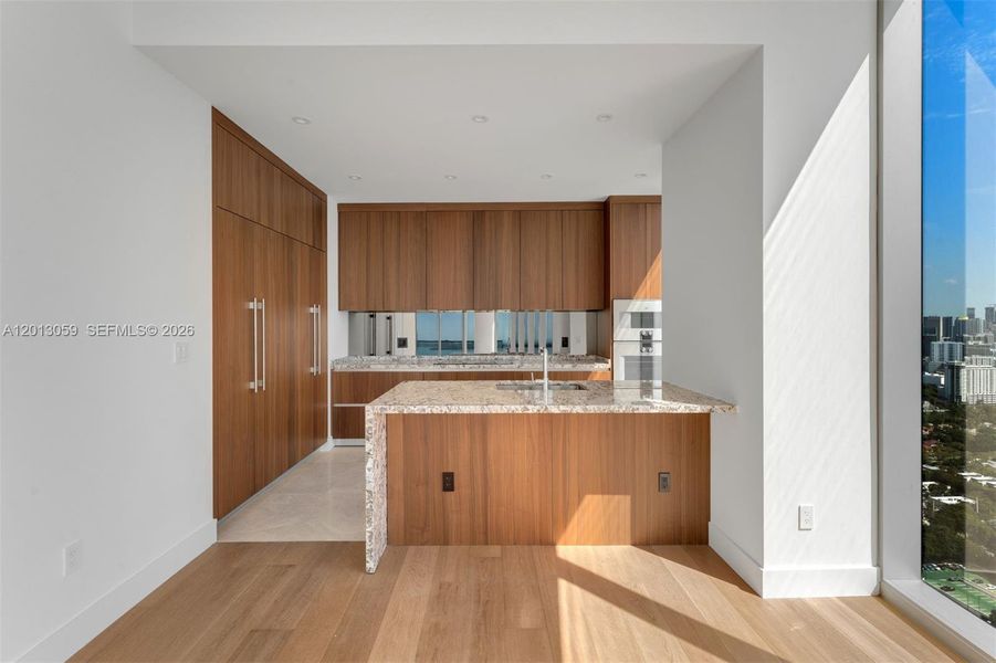 Furnished interior view inside a new home in , Miami (Image 3).