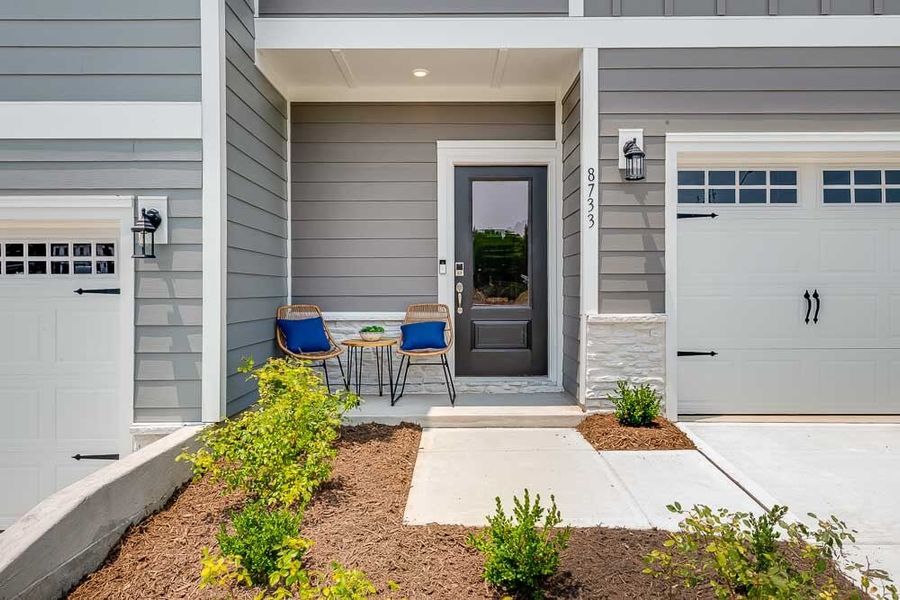 Representative exterior photo of a completed home built from the Magnolia by Taylor Morrison in Buffalo Townes, Garner, NC (Image 21).