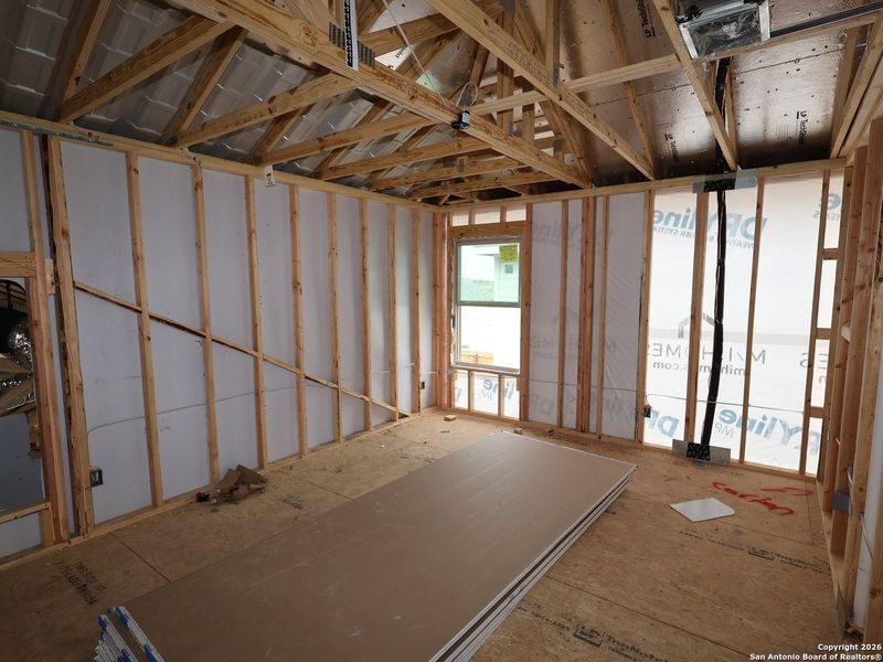 In-progress construction of a new home in Meadows at Clear Springs, New Braunfels, TX (Image 37).