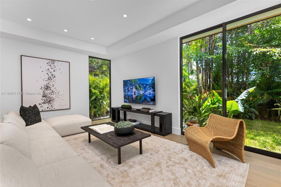 Furnished interior view inside a new home in , Miami (Image 51).