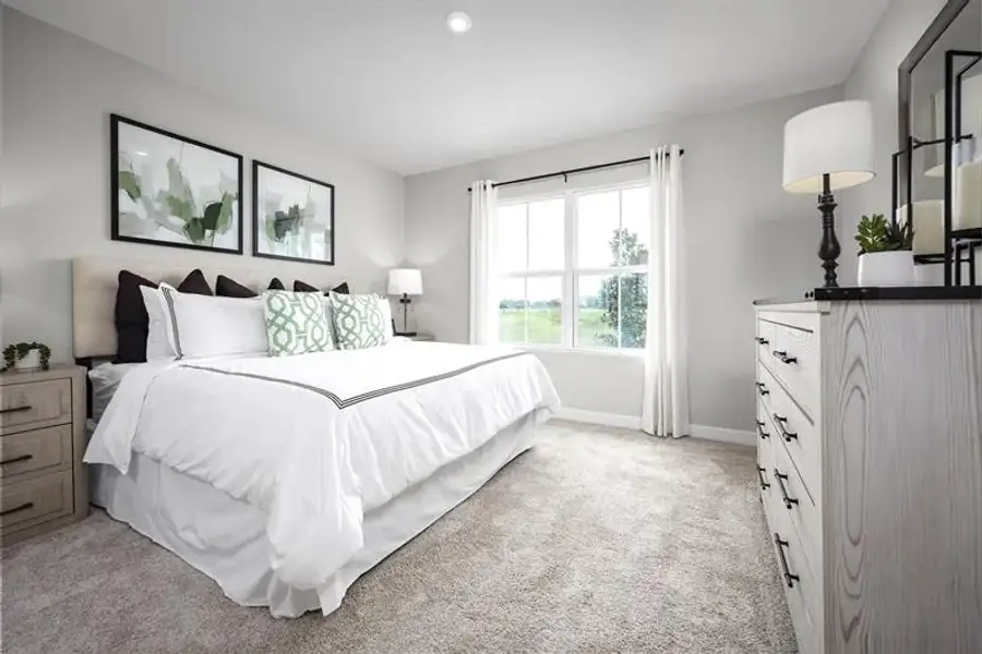 Furnished interior view inside a new home in Emerald Fields Villas, Hudson (Image 6).