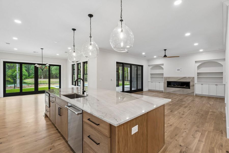 Furnished interior view inside a new home in , Johns Island (Image 58).