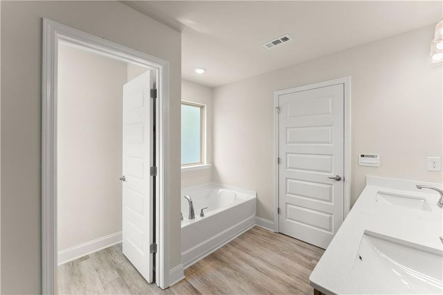 Furnished interior view inside a new home in Magnolia Villas, Cornelia (Image 11). Furnished interior view inside a new home in Magnolia Villas, Cornelia (Image 11).