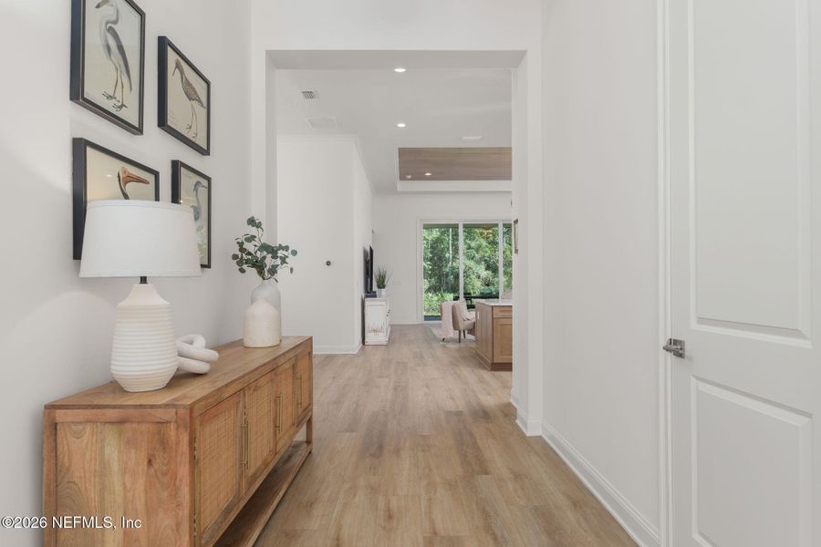 Furnished interior view inside a new home in Nocatee, Ponte Vedra (Image 42).