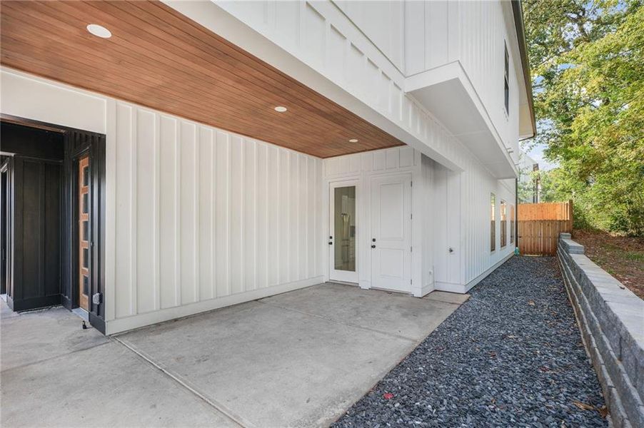 Exterior details and patio area of a home in , Atlanta (Image 3).