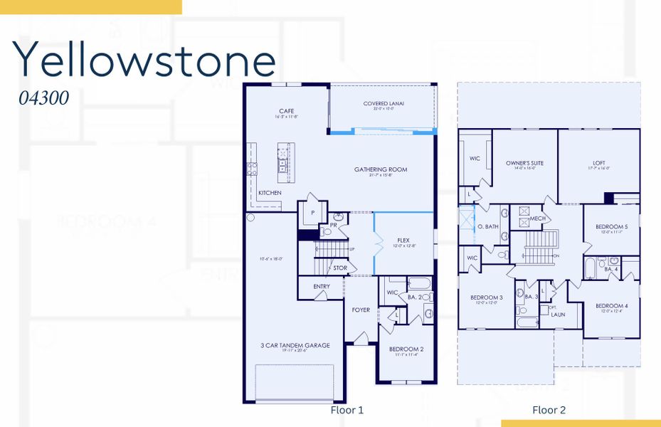 2D floor plan layout of this home in Reagan Landing, Bradenton, FL (Image 3). 2D floor plan layout of this home in Reagan Landing, Bradenton, FL (Image 3).