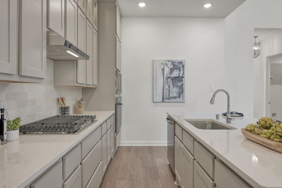 Furnished interior view inside a new home in Woodforest Townhomes, Montgomery (Image 24).