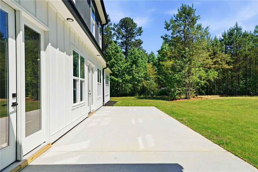 Exterior details and patio area of a home in , Cumming (Image 36).