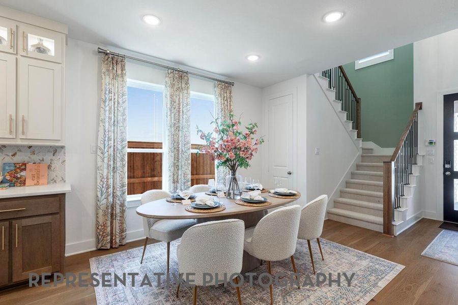 Furnished interior view inside a new home in Indigo, Richmond (Image 22).