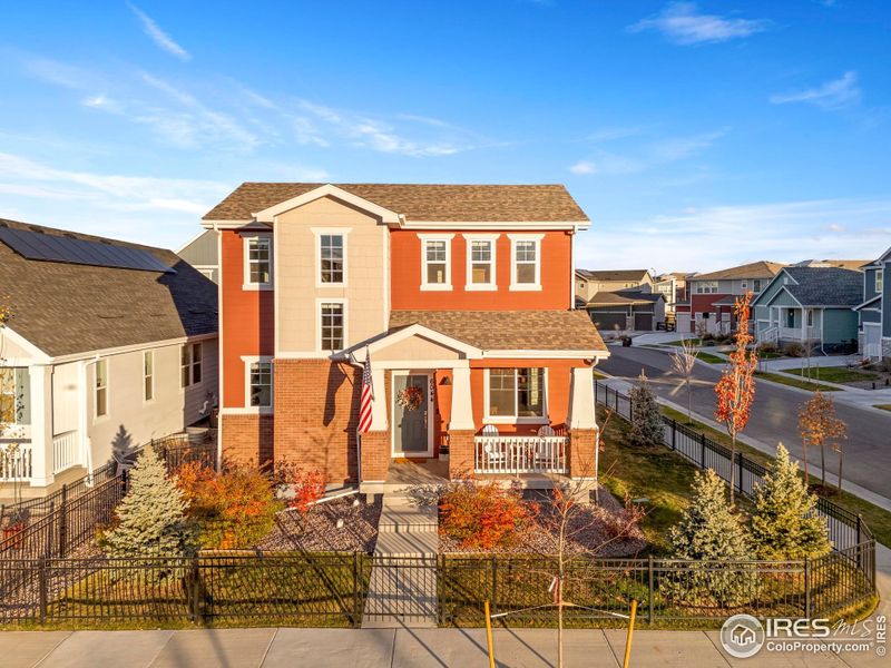 Front exterior of a new home in , Fort Collins, CO, highlighting curb appeal (Image 22).
