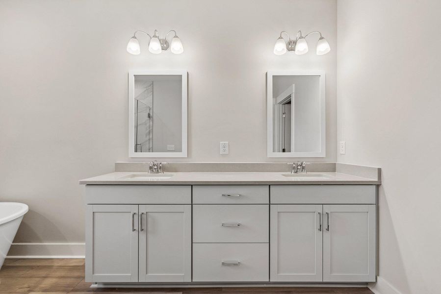 Furnished interior view inside a new home in , Charleston (Image 11).